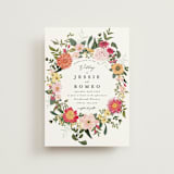 "Forest Flowers" - Wedding Invitations in Tropical by Susan Moyal - Front