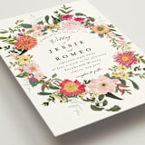 "Forest Flowers" - Wedding Invitations in Tropical by Susan Moyal - Detail