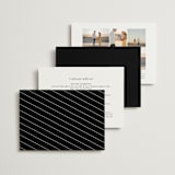 "The Space Between" - Wedding Invitations in Sugar by Jessica Williams - Back of Card Options