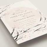 "Cherry Blossoms" - Wedding Invitations in Cherry Blossom by Stephanie Hawkes - Detail