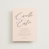 "Vision of Love" - Wedding Invitations in First Kiss by Design Lotus - Front