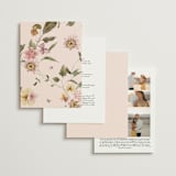 "Vision of Love" - Wedding Invitations in First Kiss by Design Lotus - Back of Card Options