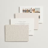 "Italia" - Wedding Invitations in Taupe by Kelly Schmidt - Back of Card Options