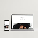 "Bold Elegance" - Wedding Invitations in Snow by Katherine Moynagh - FREE Wedding Website