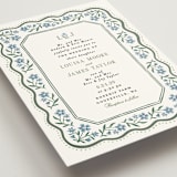 "Sweet Vintage" - Wedding Invitations in Periwinkle by Alethea and Ruth - Detail