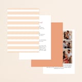 "Classic Floral" - Wedding Invitations in Spring Blush by Alethea and Ruth - Back of Card Options