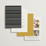 "Eloquence" - Wedding Invitations in Vanilla by Kimberly FitzSimons - Back of Card Options