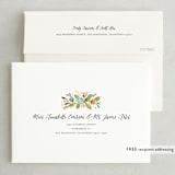 "Floral Ampersand" - Wedding Invitations in Sea Breeze by Jennifer Wick - FREE Recipient Addressing