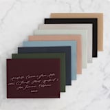 "Gallery Abstract Art" - Wedding Invitations in Ocean by Alethea and Ruth - Colored Envelopes Available