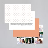 "Heartbeat" - Wedding Invitations in Petal by Sarah Curry - Back of Card Options