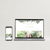 "Succulent Surround" - Wedding Invitations in Cloud by Susan Moyal - FREE Wedding Website