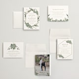 "Succulent Surround" - Wedding Invitations in Cloud by Susan Moyal - Invitation Suite