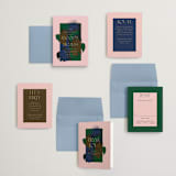 "modern tropics" - Wedding Invitations in Blush by Baumbirdy - Invitation Suite