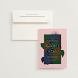 "modern tropics" - Wedding Invitations in Blush by Baumbirdy - Invitation with Envelope
