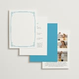 "darby" - Wedding Invitations in Azure by Kelly Watkins - Back of Card Options
