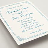 "darby" - Wedding Invitations in Azure by Kelly Watkins - Detail