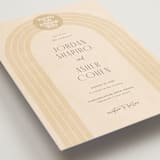 "Chuppah Arch" - Wedding Invitations in Desert Sun by Laura Bolter - Detail