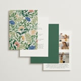 "Floral Garden" - Wedding Invitations in Garden by Elly - Back of Card Options