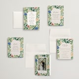 "Floral Garden" - Wedding Invitations in Garden by Elly - Invitation Suite