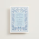 "Porcelain Floral" - Wedding Invitations in Porcelain by Elly - Front