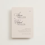 "Sibonie" - Wedding Invitations in Ivory by Melanie Kosuge - Front