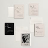 "Sibonie" - Wedding Invitations in Ivory by Melanie Kosuge - Invitation Suite