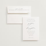"Join Together" - Wedding Invitations in Inked by Design Lotus - Invitation with Envelope