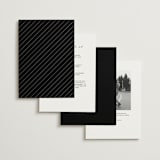 "la graine" - Wedding Invitations in Onyx by Alaina Cherup - Back of Card Options