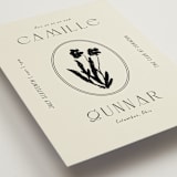 "la graine" - Wedding Invitations in Onyx by Alaina Cherup - Detail