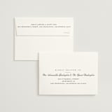 "Cambridge" - Wedding Invitations in Tuxedo by Amy Kross - FREE Recipient Addressing
