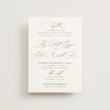 "la noce" - Wedding Invitations in Ink by Design Lotus - Front