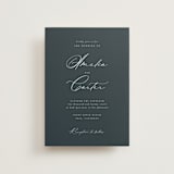"Modern Vintage" - Wedding Invitations in Jade by Emily Betts - Front