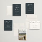 "Modern Vintage" - Wedding Invitations in Jade by Emily Betts - Invitation Suite