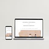 "Classically Us" - Wedding Invitations in Cotton by Simona Camp - FREE Wedding Website