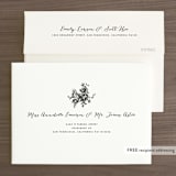 "Elegance Illustrated" - Wedding Invitations in Beige by Phrosné Barwood - FREE Recipient Addressing