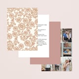 "Lace and Kraft" - Wedding Invitations in Kraft by Katharine Watson - Back of Card Options