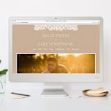 "Lace and Kraft" - Wedding Invitations in Kraft by Katharine Watson - FREE Wedding Website