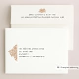 "Lace and Kraft" - Wedding Invitations in Kraft by Katharine Watson - FREE Recipient Addressing