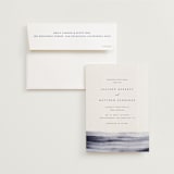 "Stillness" - Wedding Invitations in Horizon by Sumak Studio - Invitation with Envelope