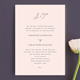 "Estate" - Wedding Invitations in Blush by Kim Dietrich Elam - Front