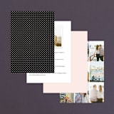 "Estate" - Wedding Invitations in Blush by Kim Dietrich Elam - Back of Card Options