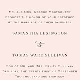 "Estate" - Wedding Invitations in Blush by Kim Dietrich Elam - Detail