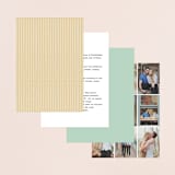 "Simple Knot" - Wedding Invitations in Mint by SimpleTe Design - Back of Card Options