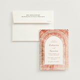 "Moroccan Jewel" - Wedding Invitations in Sepia Sunset by Zhay Smith - Invitation with Envelope