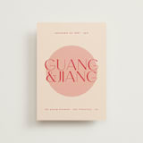 "Unity" - Wedding Invitations in Blossom by Hudson meet Rose - Front