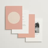 "Unity" - Wedding Invitations in Blossom by Hudson meet Rose - Back of Card Options