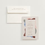 "Deconstruct" - Wedding Invitations in Coastal by Pixel and Hank - Invitation with Envelope