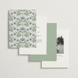 "Botanical" - Wedding Invitations in Garden by Kelly Watkins - Back of Card Options