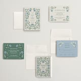 "Botanical" - Wedding Invitations in Garden by Kelly Watkins - Invitation Suite