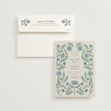 "Botanical" - Wedding Invitations in Garden by Kelly Watkins - Invitation with Envelope